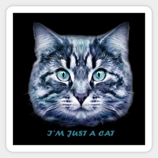 I'm just a cat Sticker